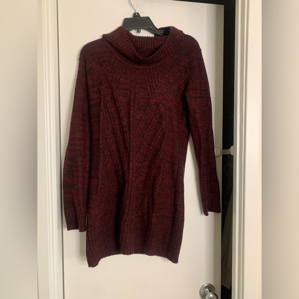 Alyx red & black sweater dress size medium women’s cozy winterwear excellent